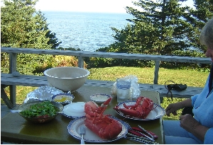 Outdoor Dining With A View