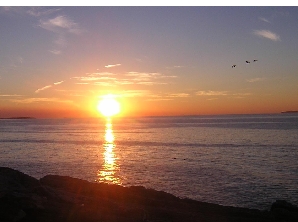 Sunrise From The Point House